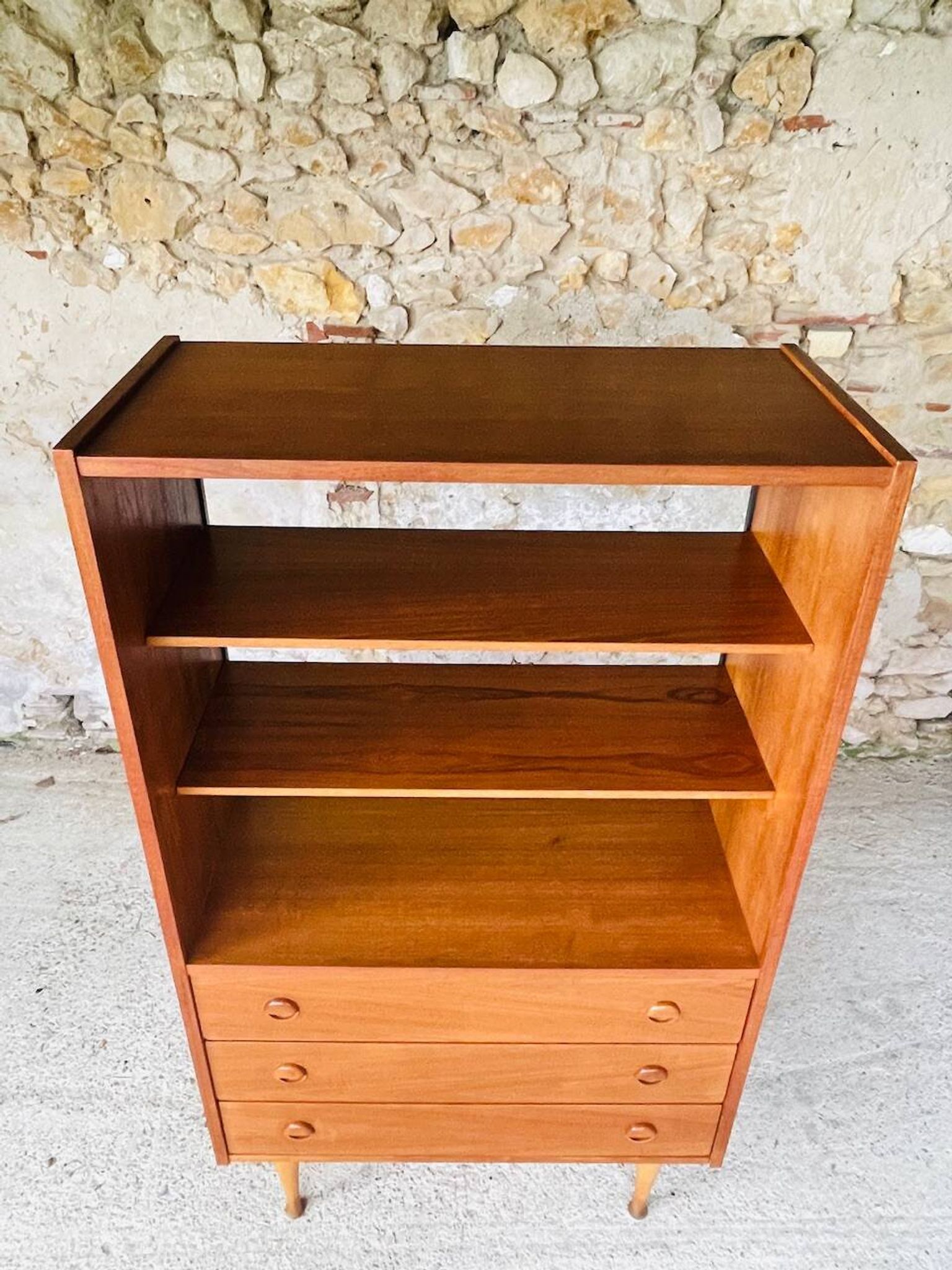 Vintage teak wall unit, circa 1960's