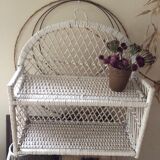 Rattan shelf
