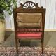 Breton armchair and its footrest from the 1930s.