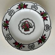 Plat de présentation en faïence Frères Boch