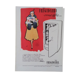 Vintage advertising fridge