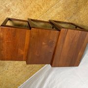 Mid-Century Retro Vintage Teak Nest of Tables 1960  Scandinavian-Inspired •
