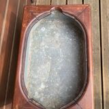 Ancien bidet vers 1900 bois et porcelaine