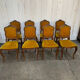 8 chaises de style Louis XV
