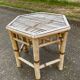 Table basse en bambou années 60