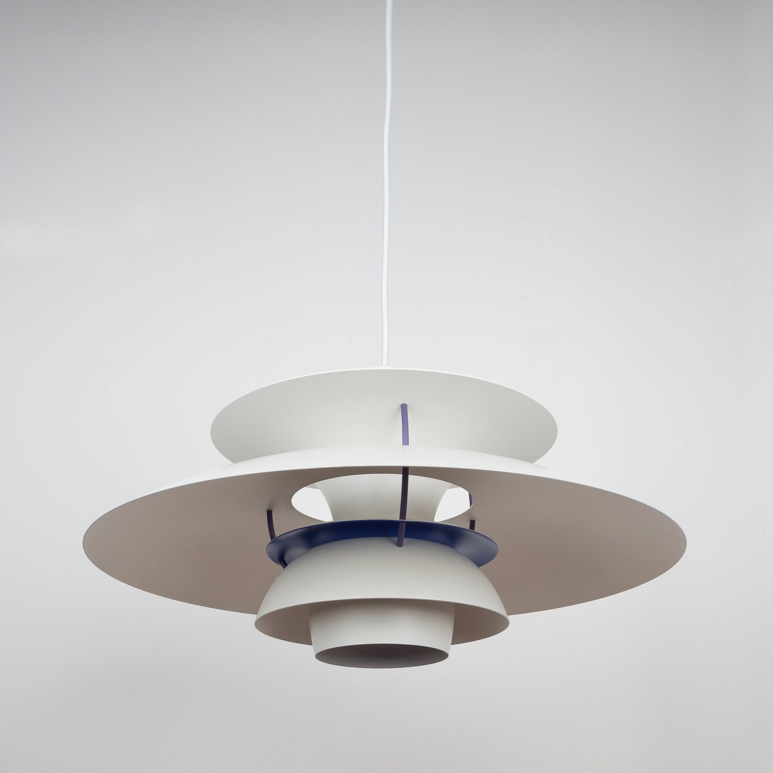 Pair of 2 PH 5 pendants by Poul Henningsen, Louis Poulsen, 1958