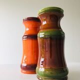 2 vintage vases from West Germany by Alfred Klein (AK) Keramik