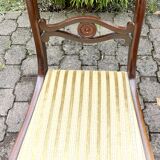 Chaise acajou style anglais