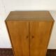 60s blond wooden cabinet
