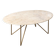 Table ovale en marbre