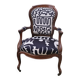 Fauteuil Louis Philippe, refait à neuf