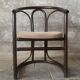Set of 4 midcentury bentwood bamboo Dutch dining chairs, Rohe Noordwolde 19