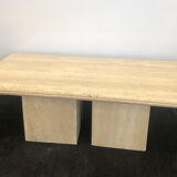 Table basse en travertin