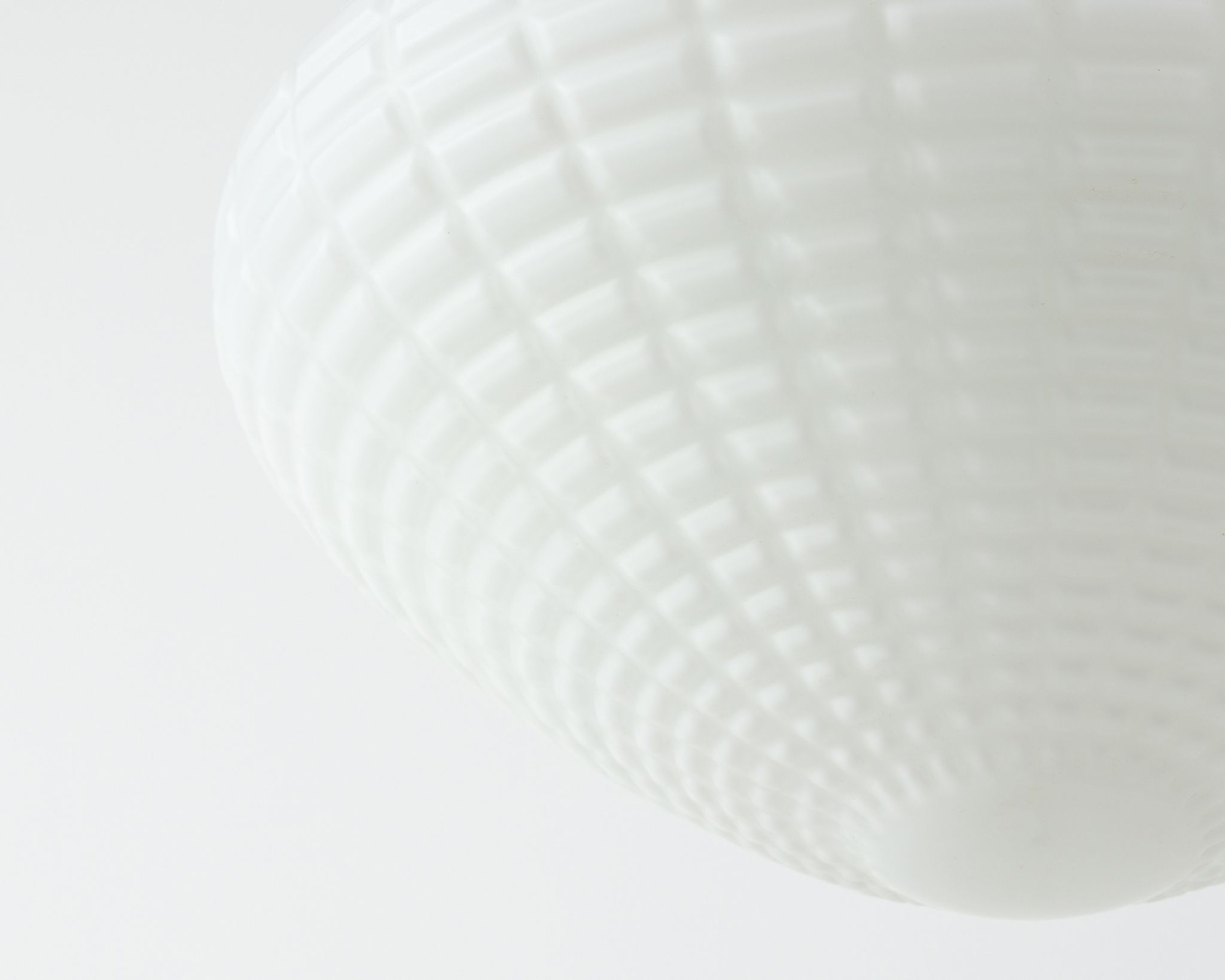 Opaline glass hanging lamp 1950