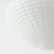Opaline glass hanging lamp 1950