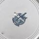 2 flat ironstone plates “Marie Louise” Saint Amand and Hamage