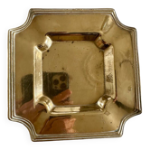 Old ashtray, pocket tray, in brass