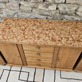 Art Deco Marble Set 1960"