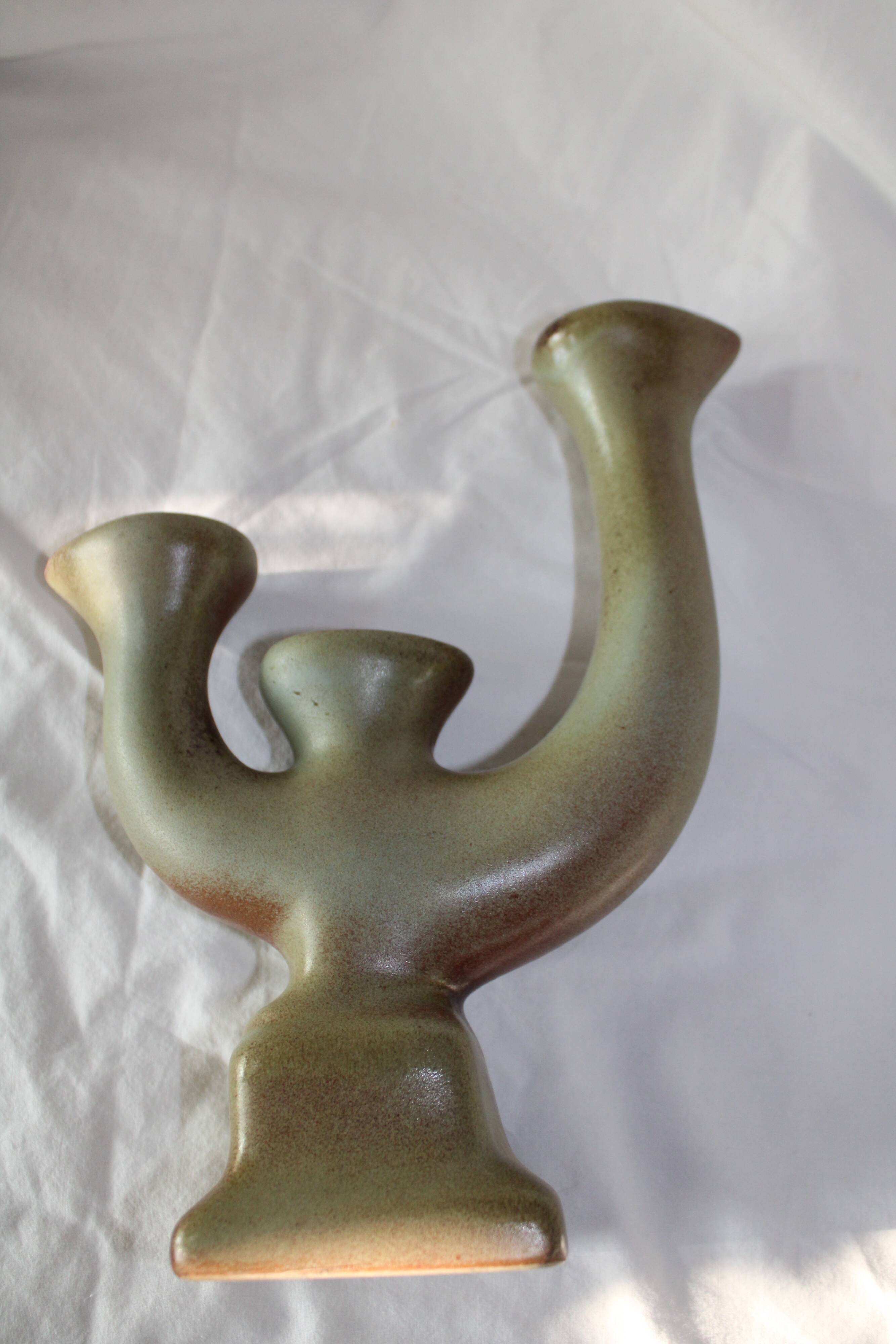 Vintage ceramic candlestick