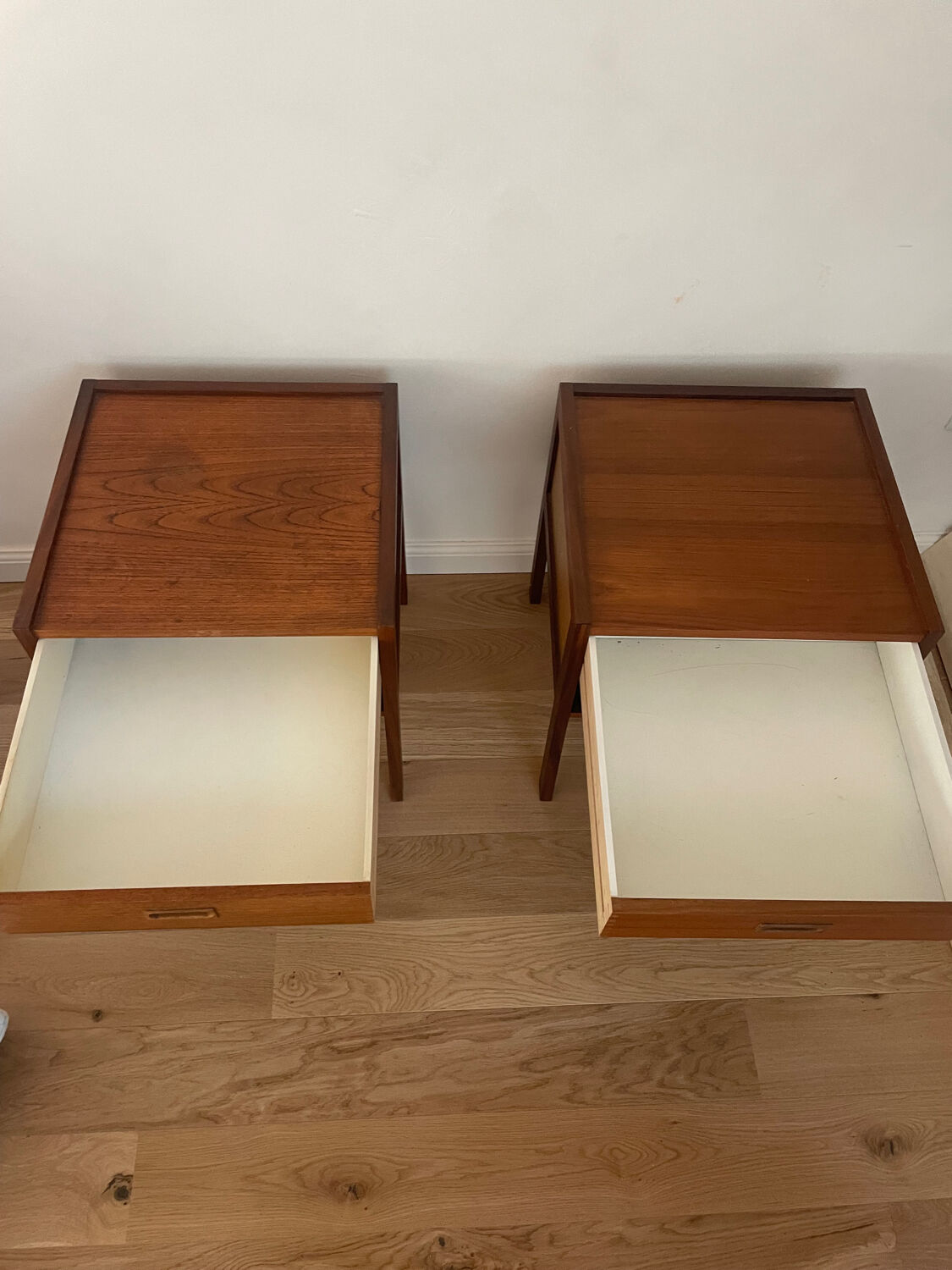 Vintage teak bedside tables – Gillis Lundgren “System” – IKEA 1960