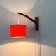 Mid-century cantilever wall lamp with a pivoting arm, 1960s.
