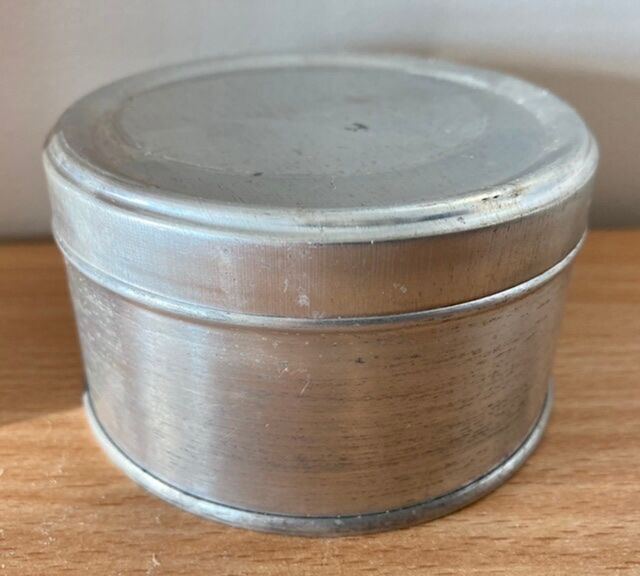 Set of 2 small aluminum boxes