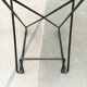 Postmodern black kitchen bar stool Kreuzschwinger by Till Behrens for Schlubach, 1980s.