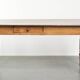 Antique French cherry wood dining table from the 19th century