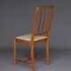 English arts & crafts oak side chair. 1930s