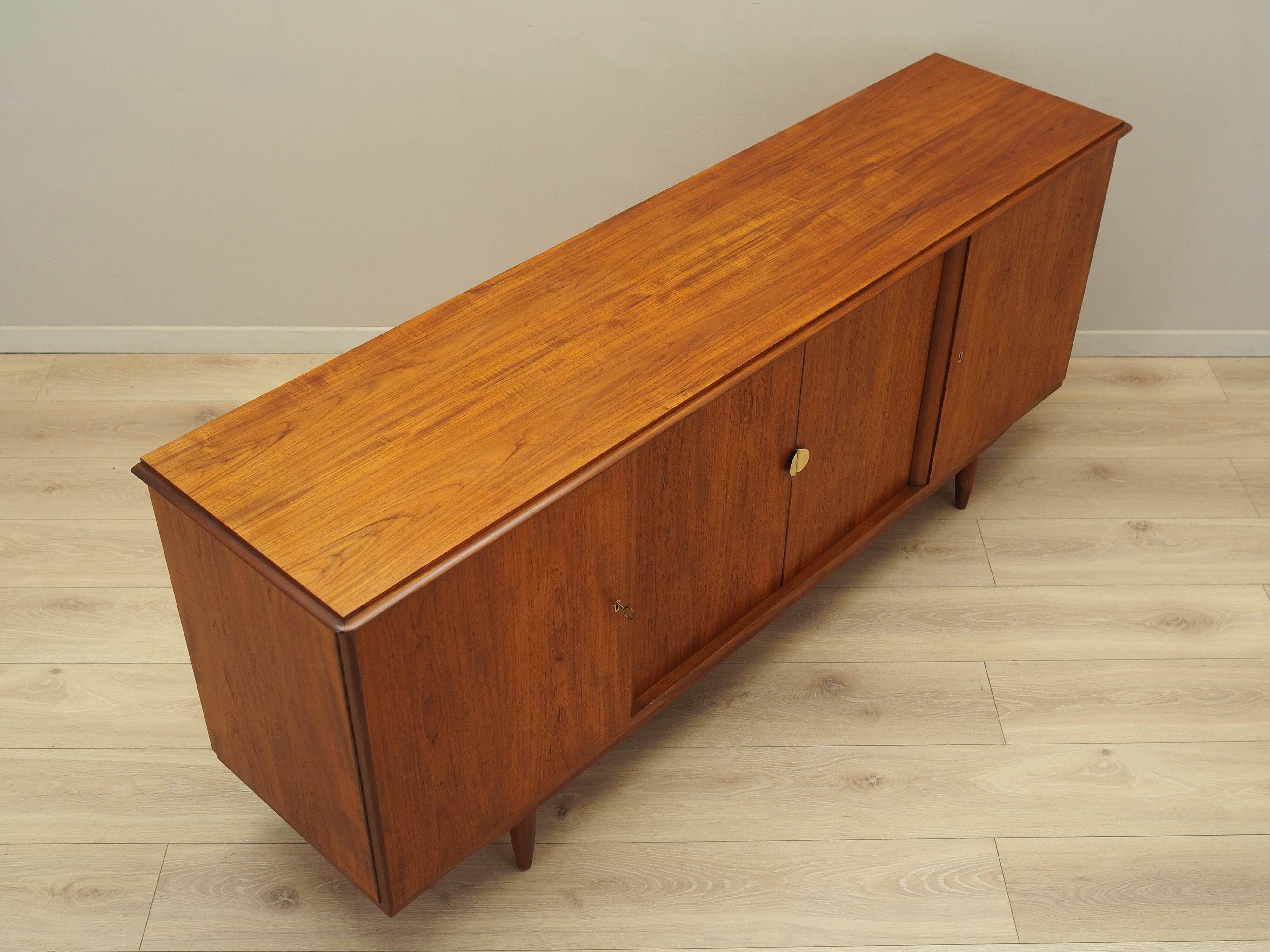 Teak sideboard, Danish design, 1970s, manufactured in Denmark