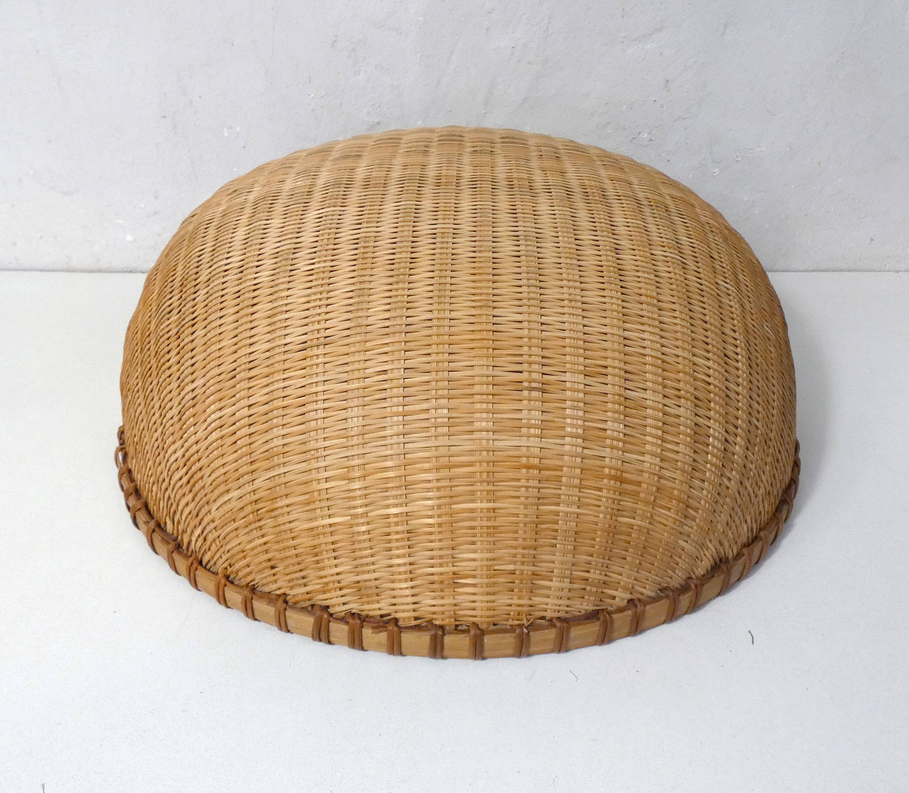 ethnic rattan and bamboo basketwork