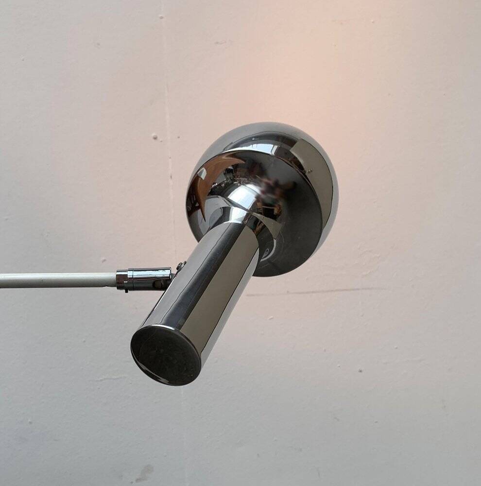 Swiss table lamp from the mid-century space age by SLZ Team for Swisslamps International.
