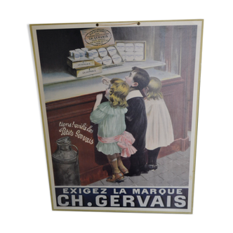 Children's advertising poster
