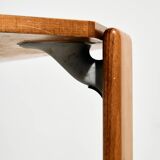 Beech dining set by Bruno Rey for Kusch & Co., Set of 7