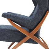 Mid Century Modern Fiorenza Italian Armchairs Designed By Franco Albini, 1950