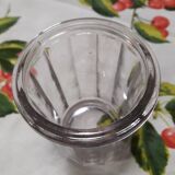 Thick glass jam jar