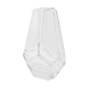 Vase en verre multi facettes