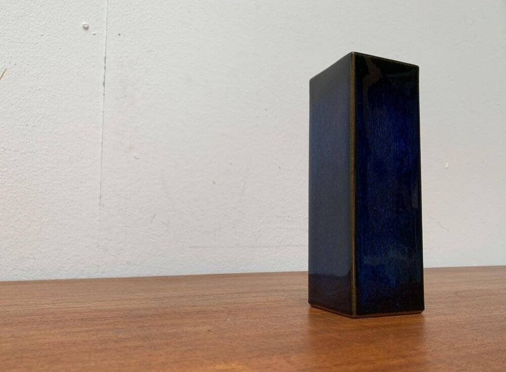 Vintage 1970s minimalist Japanese studio pottery vase from Tokoname.