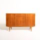 Buffet scandinave en teck et chêne, années 1960