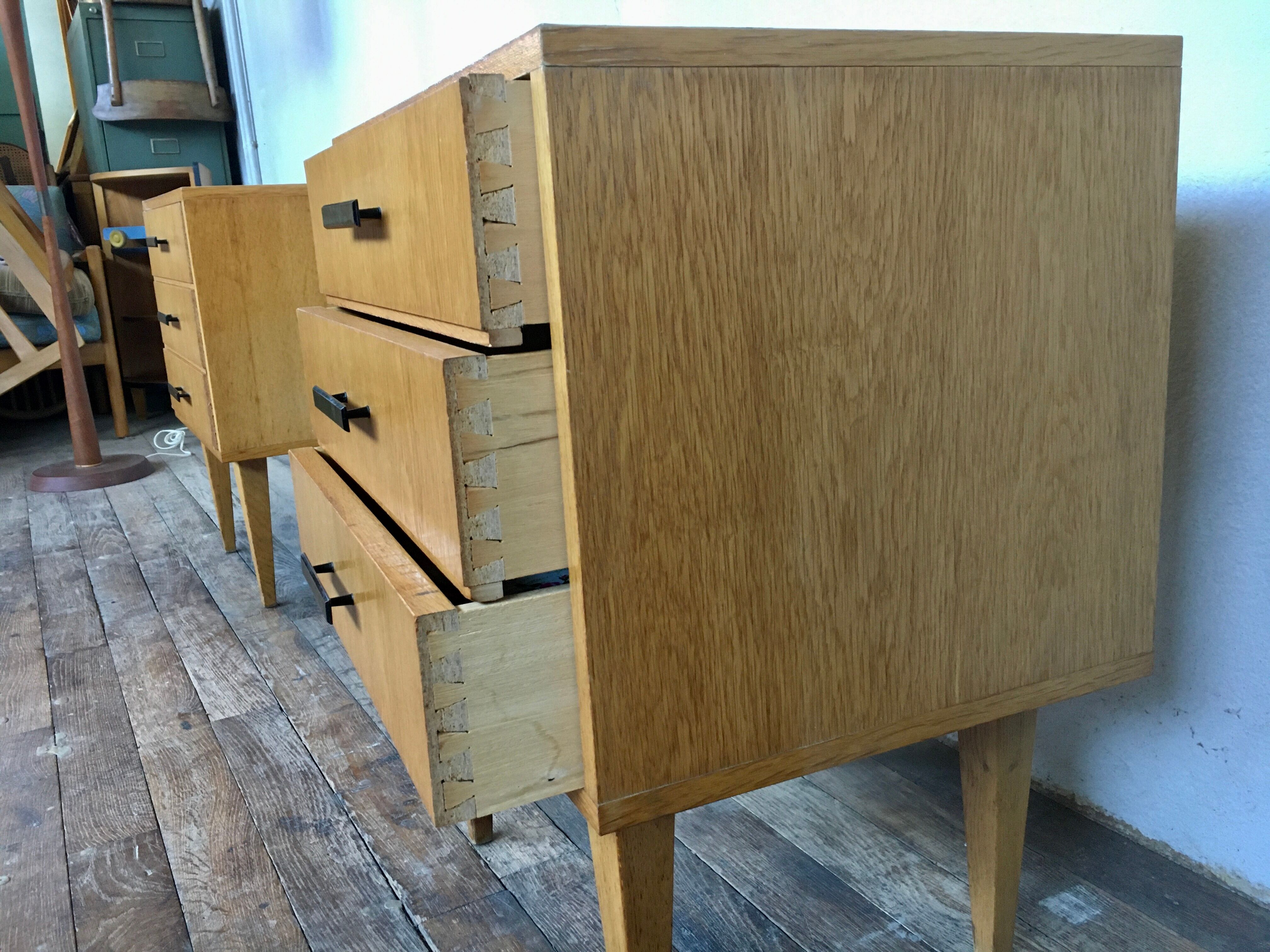 Pair of mini dressers from the 50s 60s