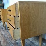 Paire de mini commodes des années 50 60