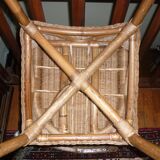 Pair of 2 rattan chairs