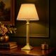 Neoclassical lamp base with fluted column in polished solid brass – 1960s-70s