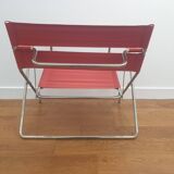 Pair of D4 folding armchairs by Marcel Breuer,  Tecta edition