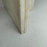 Table à manger en marbre blanc