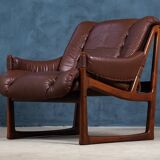 Mid-Century Armchairs in Rosewood by Torbjørn Afdal for Nesjestranda Møbelfabrikk, 1960s, Set of 2