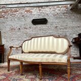 Natural wood sofa Louis XVI XVIII century