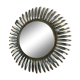 Deknudt convex sun mirror in metal, 70s