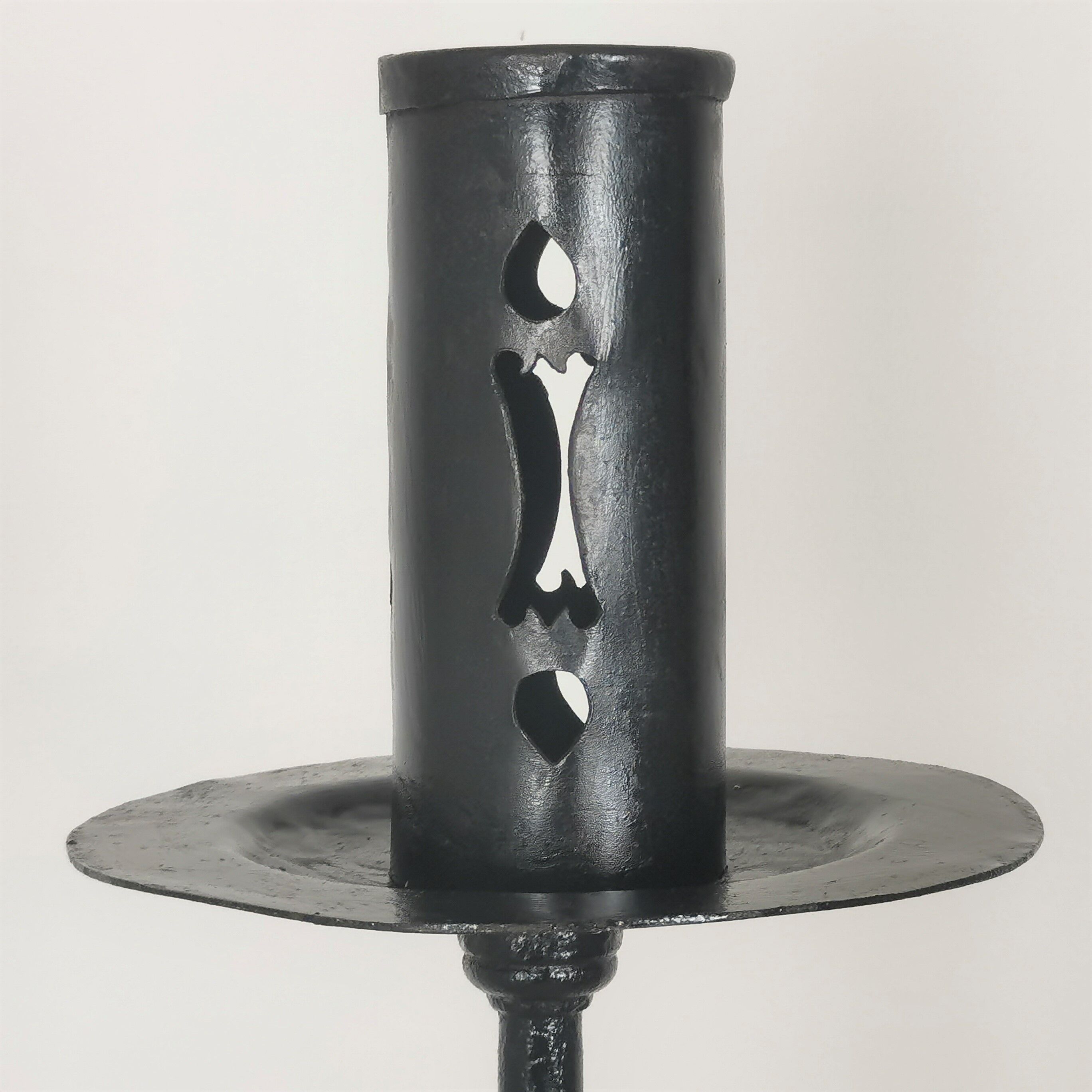 Wrought iron candle holder 139cm