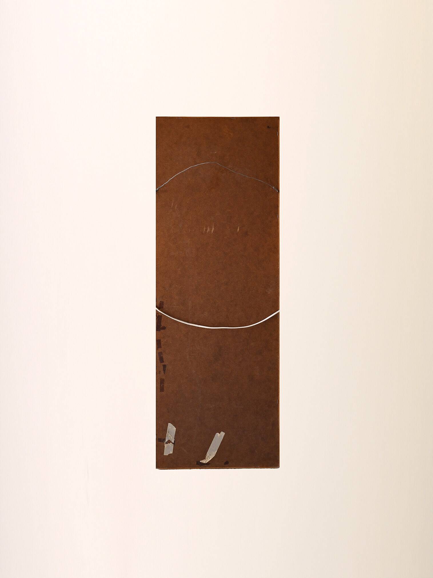 1950s Vintage Mirror with Integrated Brass Sconces